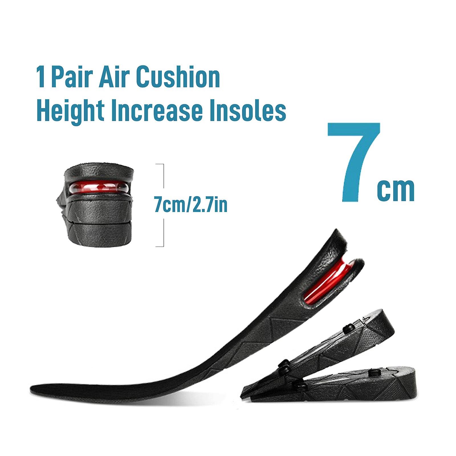 (7cm， 1 Pair) Air Cushion Raised Insole