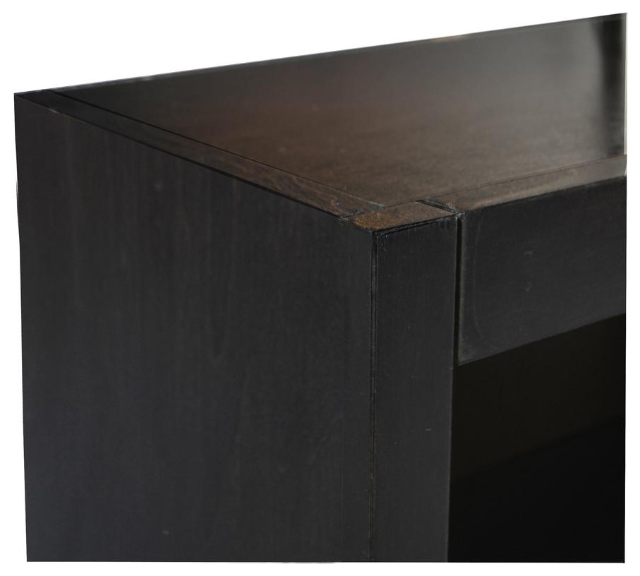 Concepts in Wood Single Wide Bookcase  6 Shelves  Espresso Finish   Contemporary   Bookcases   by BisonOffice  Houzz
