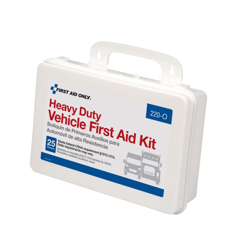 First Aid Only Vehicle First Aid Kit 25 Person Plastic Case