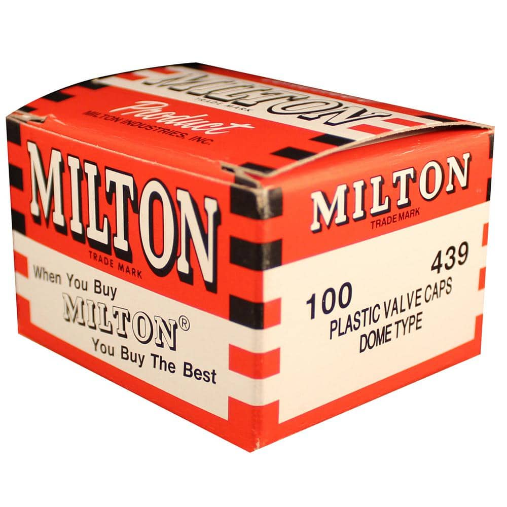 Milton Industries Inc. TR VC 8 Dome Type Valve Cap (100-Pieces) 439