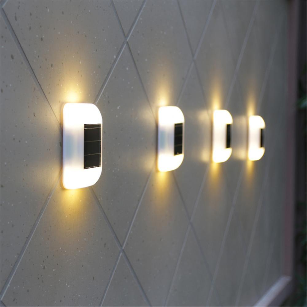 Led Solar Wall Lights Waterproof Motion Sensor Solar Powered Outdoor Solar Lamp Landscape Lights