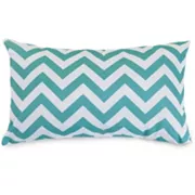 Majestic Home Goods Chevron Indoor Outdoor Small Decorative Pillow