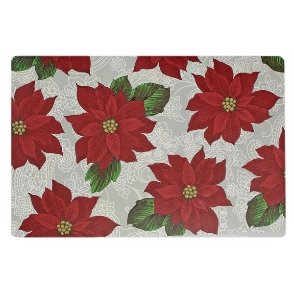 Eva Placemat (Poinsettia) (12 X 18)