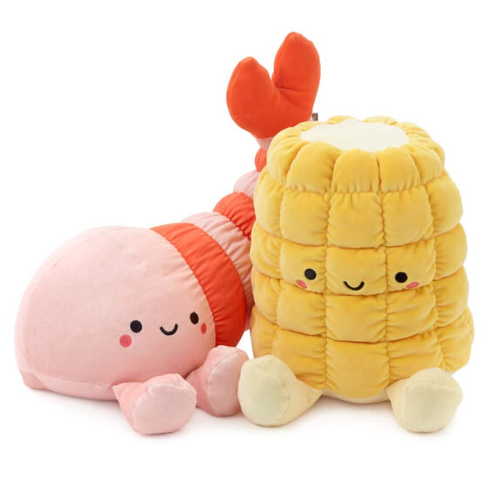 Hallmark  Large Better Together Jumbo Shrimp and Corn Magnetic Plush Pair, 17