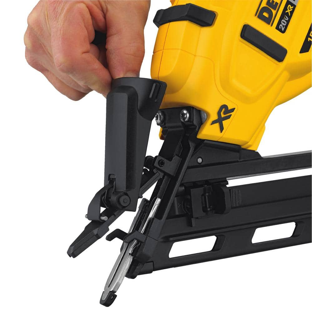 DEWALT DCN650B 20V MAX XR Lithium-Ion Cordless 15-Gauge Angled Finish Nailer (Tool Only)