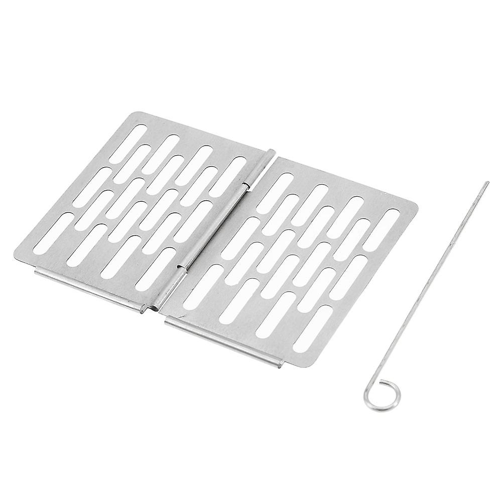 Mini Stainless Steel Folding Barbecue Basket Portable Bbq Grill Basket Grate