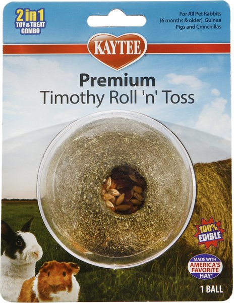 Kaytee Premium Timothy Roll 'n' Toss Small Animal Treats