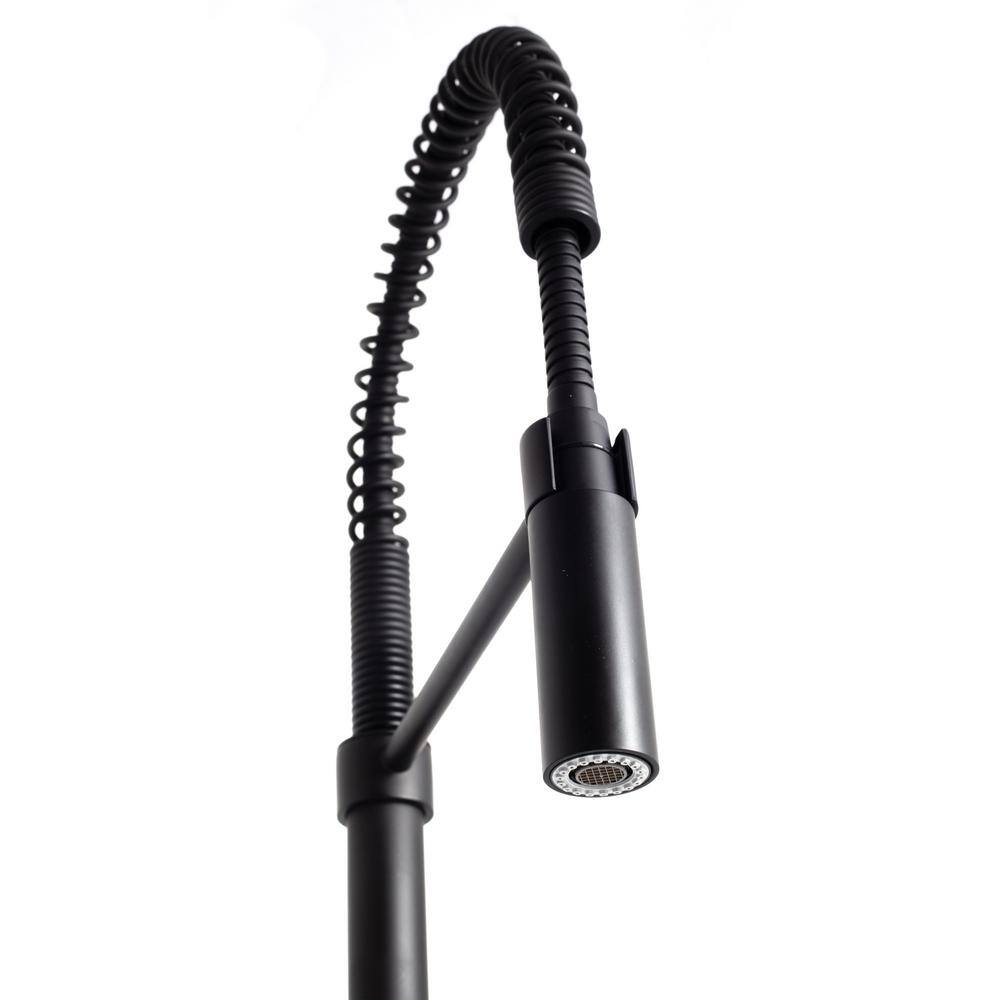 ZLINE Kitchen and Bath ZLINE Sierra Kitchen Faucet in Matte Black (SRA-KF-MB) SRA-KF-MB