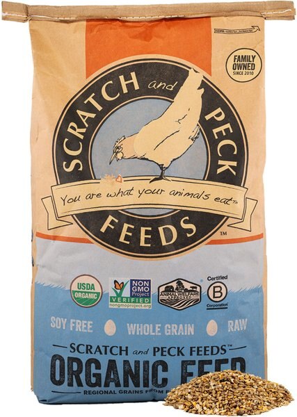 Scratch and Peck Feeds Cluckin' Good Organic Scratch n' Corn Poultry Treats