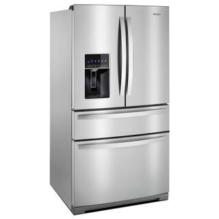 Whirlpool 26 cu. ft. French Door Refrigerator in Fingerprint Resistant Stainless Steel WRX986SIHZ