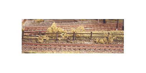 Lineside Fencing， wood brown - N gauge Ratio 217