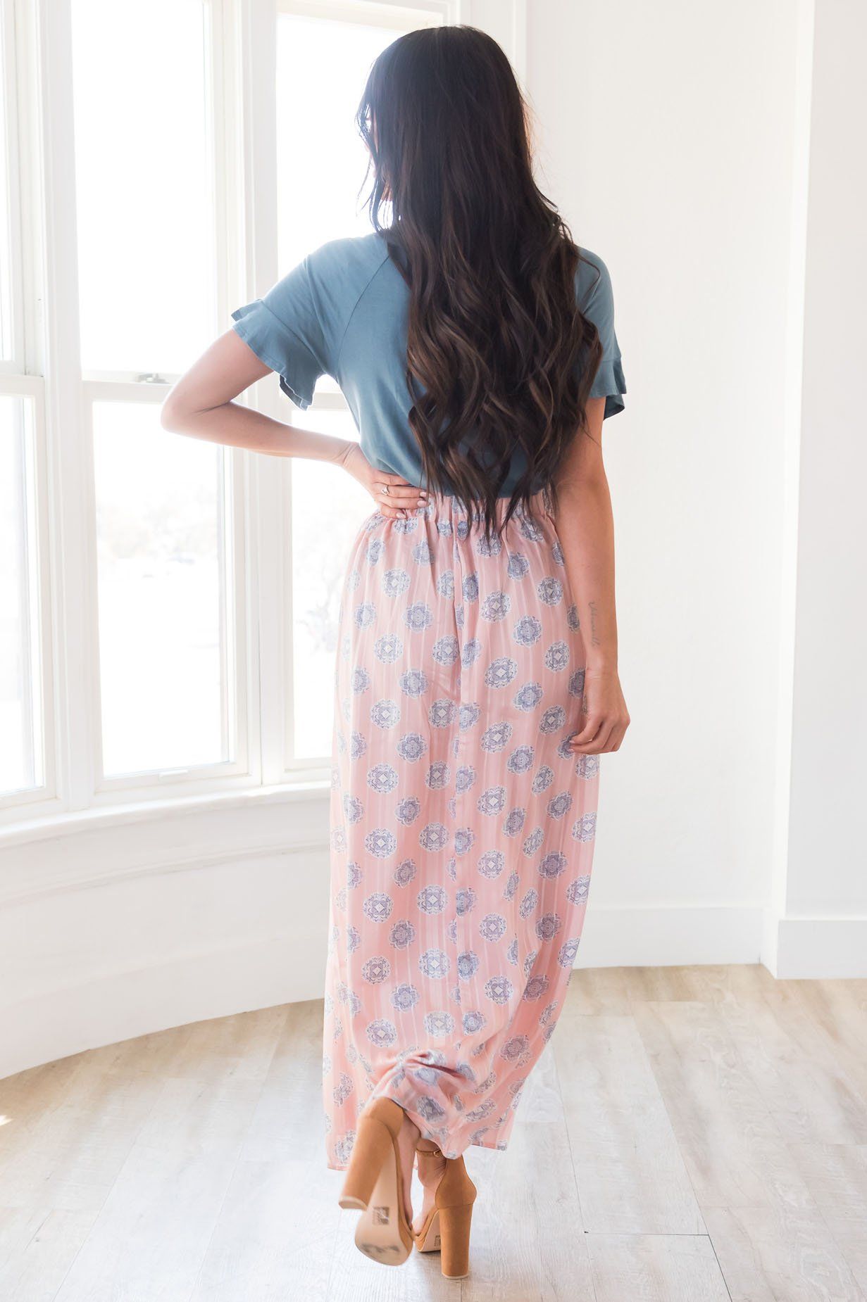 Always Loving Medallion Maxi Skirt