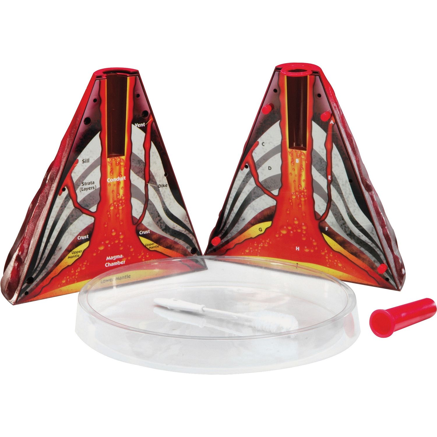 Erupting Cross section Volcano Model by Learning Resources LRNLER2430