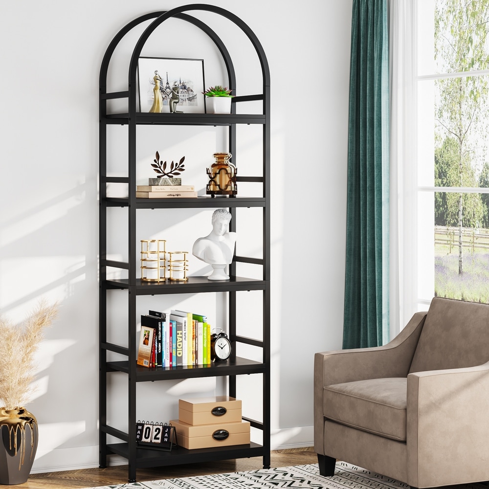 5 Tier Open Bookshelf  74\