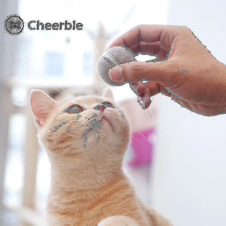 Gojoy Cheerble Ball Small Plush Ball Magic Ball Cat Toy Ball Tease Cat Intelligent Automatic