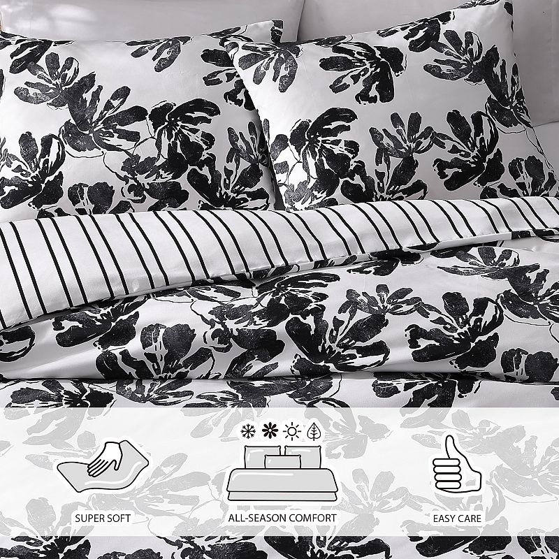 City Scene Soho Floral Duvet Cover Set