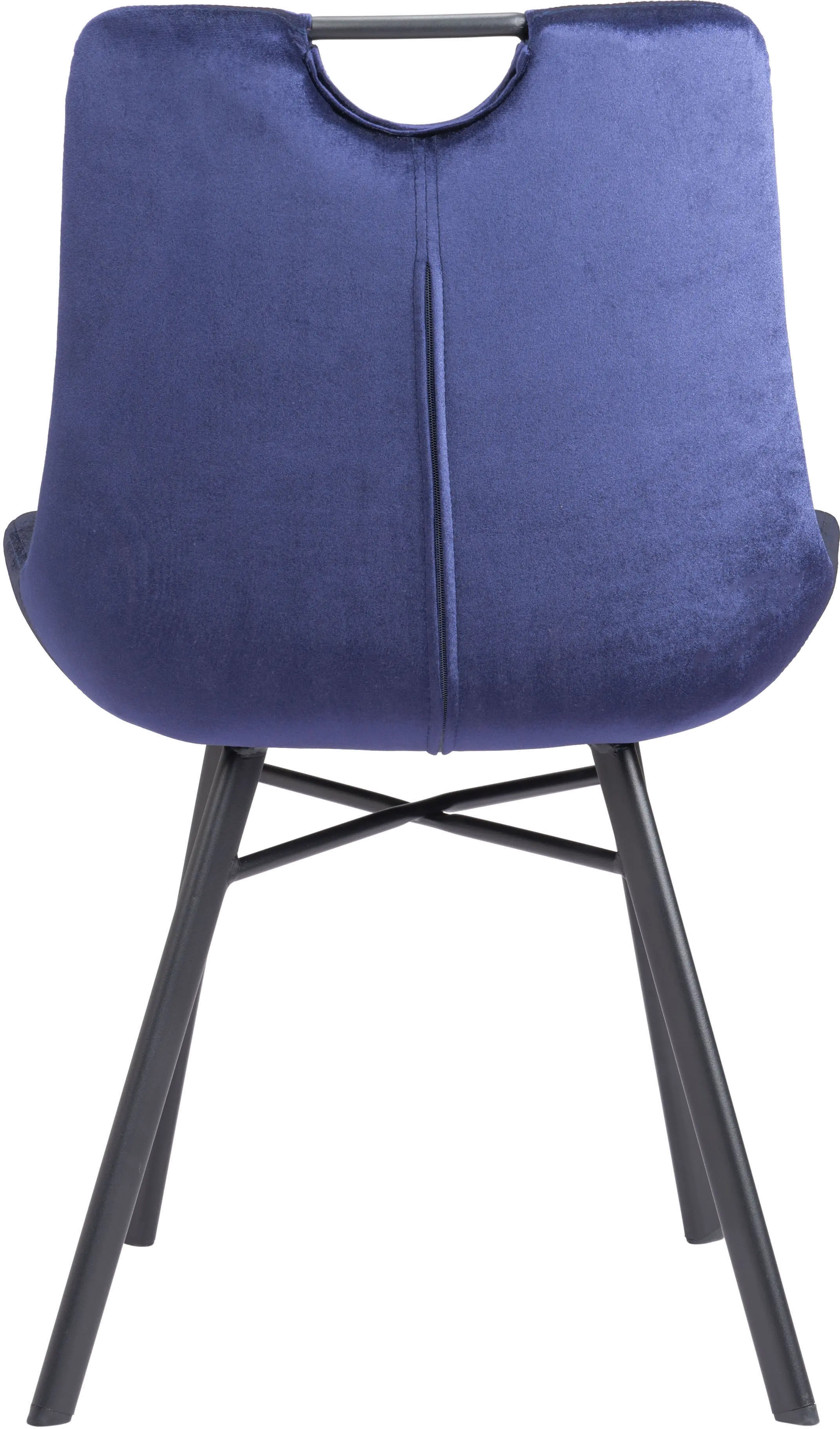 Tyler Blue Velvet Dining Chair， Set of 2