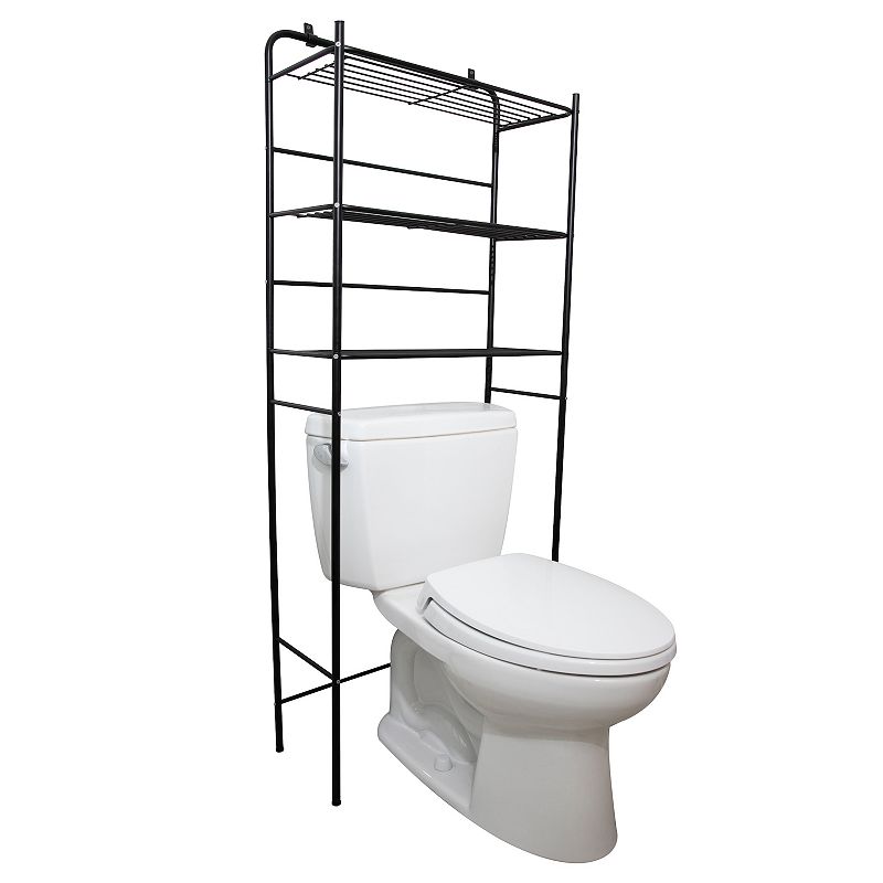 Mind Reader Alloy Collection 3-Tier Over the Toilet Space Saver Rack