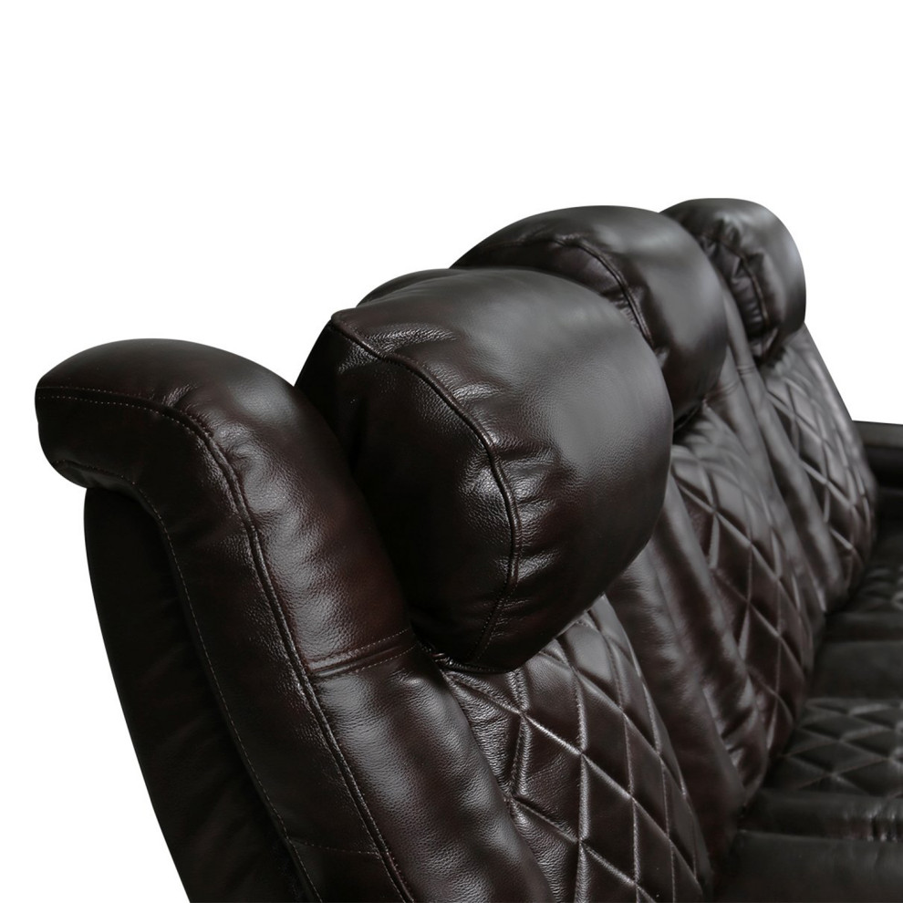 Tuscany Leather Home Theater Seating   Modern   Theater Seating   by E VISION INTL INC.  Houzz