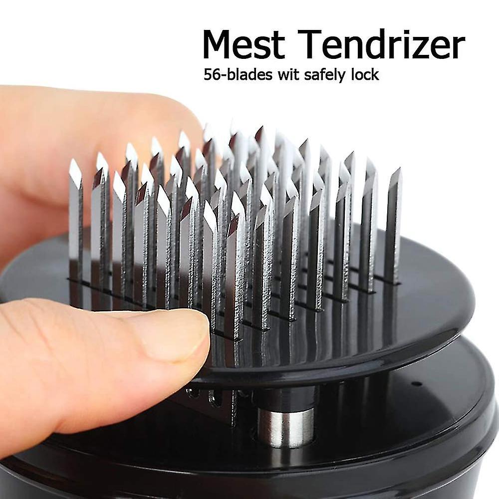 Stainless Steel 56-pin Round Pine Meat Needle Tender Meat Needle Broken Tendon Knife Steak Needle Pine Meat Knocker Meat Hammer