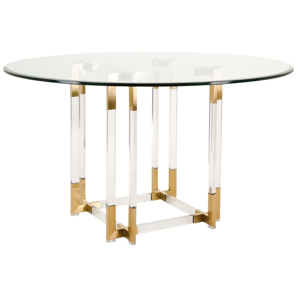 SAFAVIEH Couture High Line Collection Koryn Acrylic Dining Table