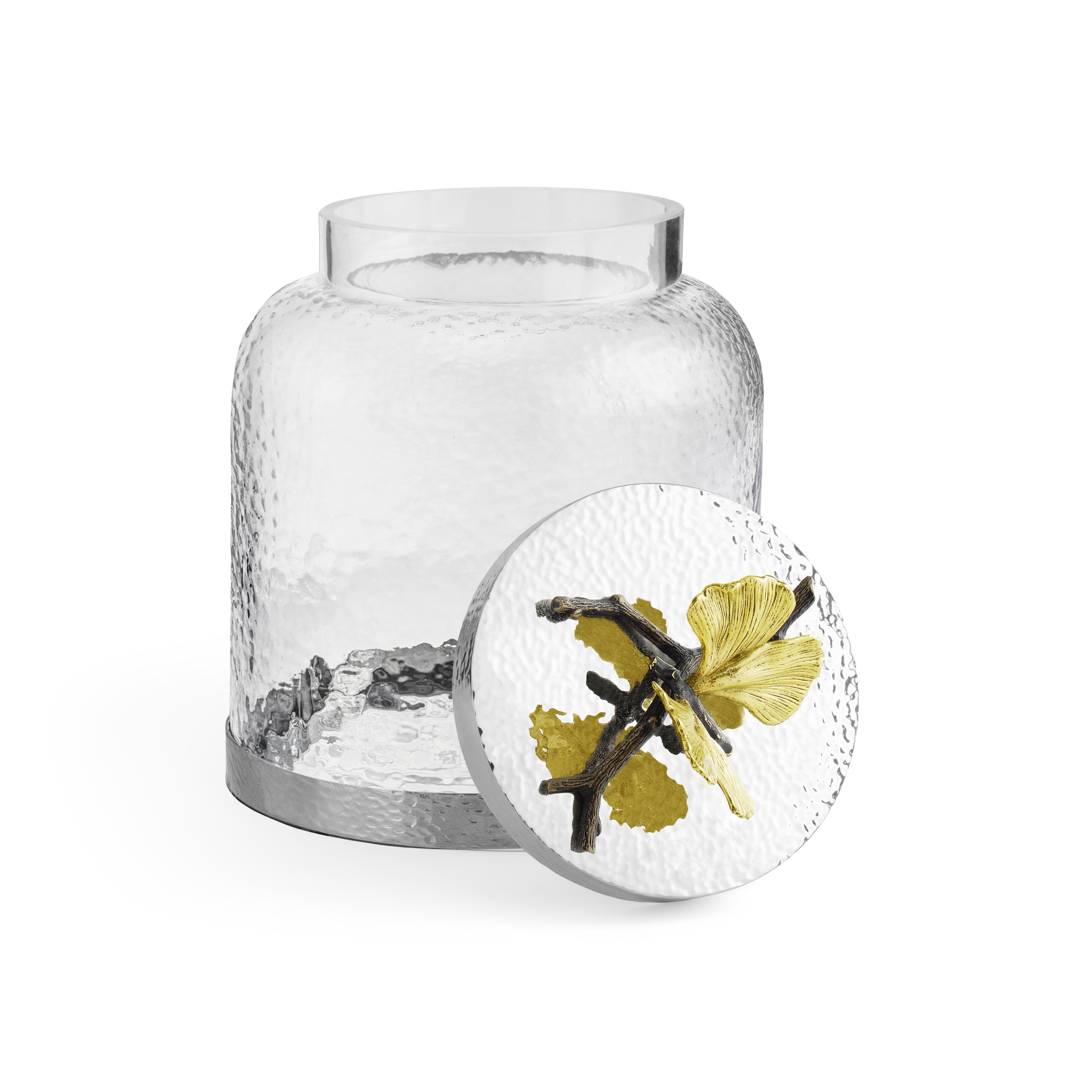 Butterfly Ginkgo Cookie Jar