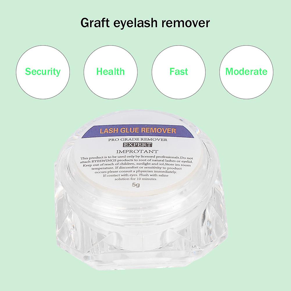 Professional Non-irritating Fast Grafting Eyelash Unloading Glue Remover Cream Gel5g