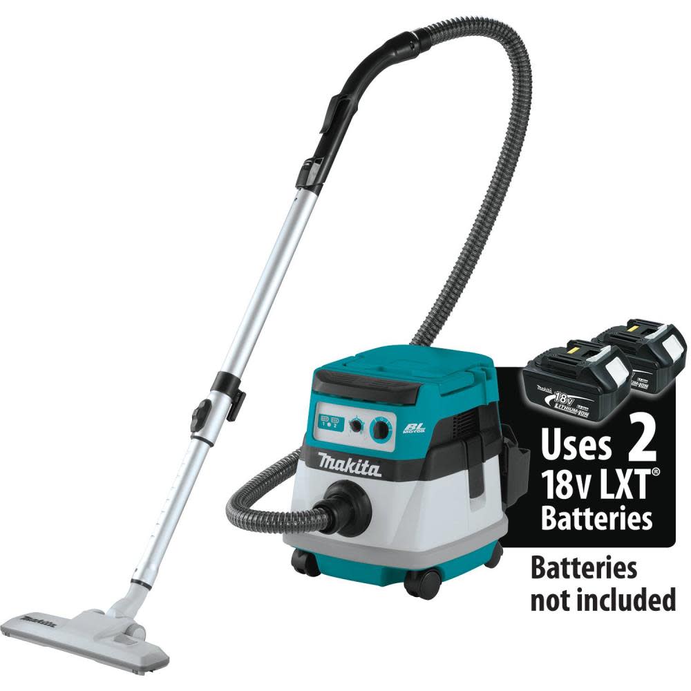 Makita 18V X2 (36V) LXT? Lithium-Ion Brushless Cordless 2.1 Gallon Wet/Dry Dust Extractor/Vacuum Bare Tool ;