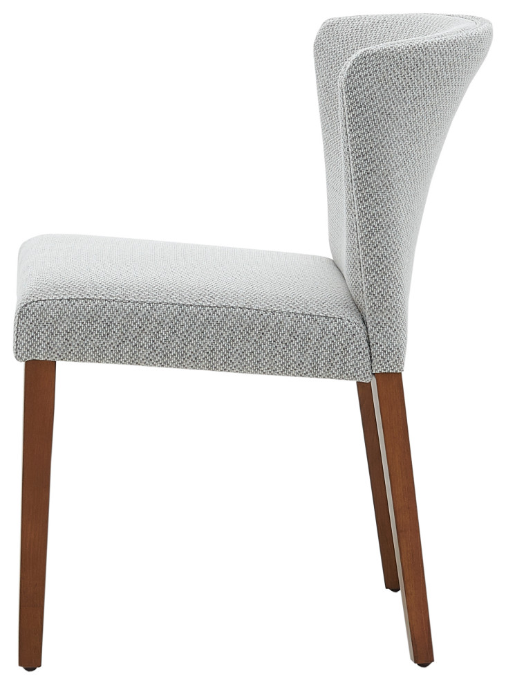 Albie KD Fabric Dining Side Chair  Set of 2   Transitional   Dining Chairs   by New Pacific Direct Inc.  Houzz