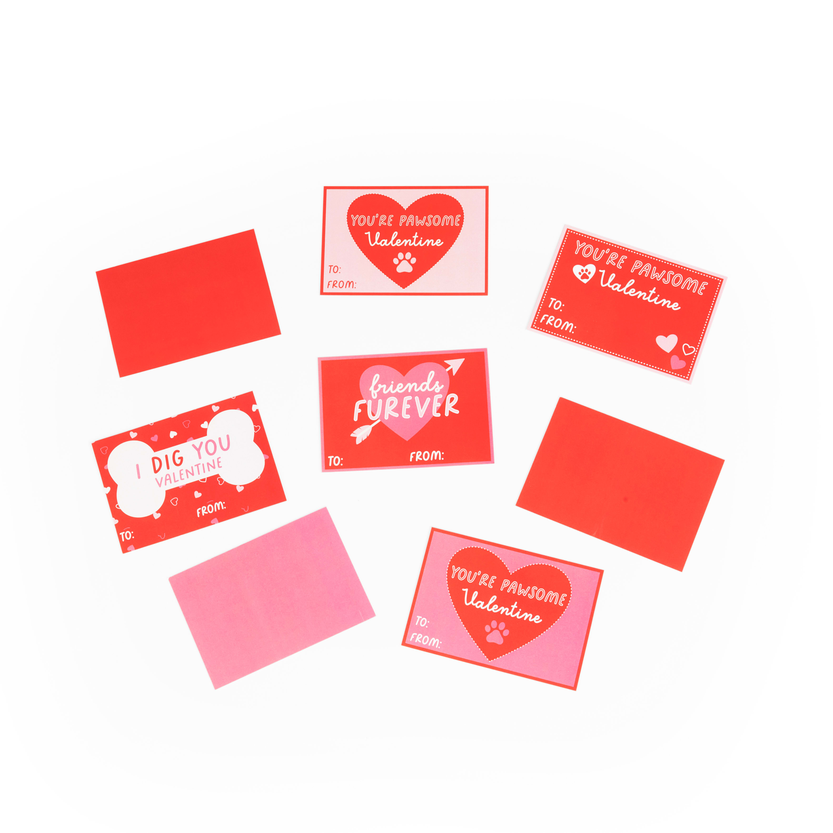 YOULY Dog Valentines Day Card Kit