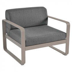 Fauteuil FERMOB Bellevie - Fauteuil salon de jardin alu / anthracite