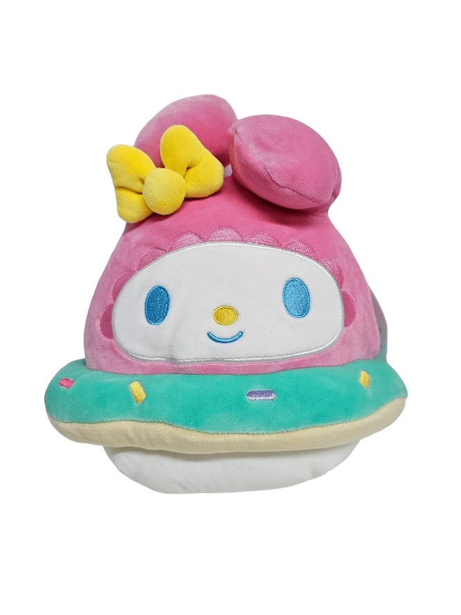 Squishmallows Official Kellytoys Plush 8 Inch My Melody with Floatie from Hello Kitty and Friends Sanrio Ultimate Soft Plush Stuffed Toy