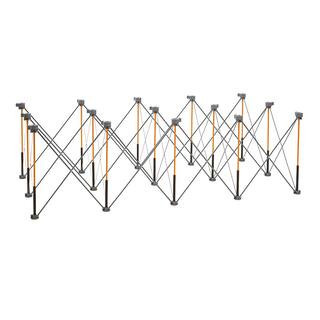 BORA 30 in. x 48 in. x 96 in. Steel Centipede Work Support Sawhorse with Accessories CK15S