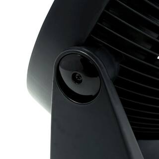 Hampton Bay 11 in. 3 Speed Portable Desk Fan in Black TF-1010S