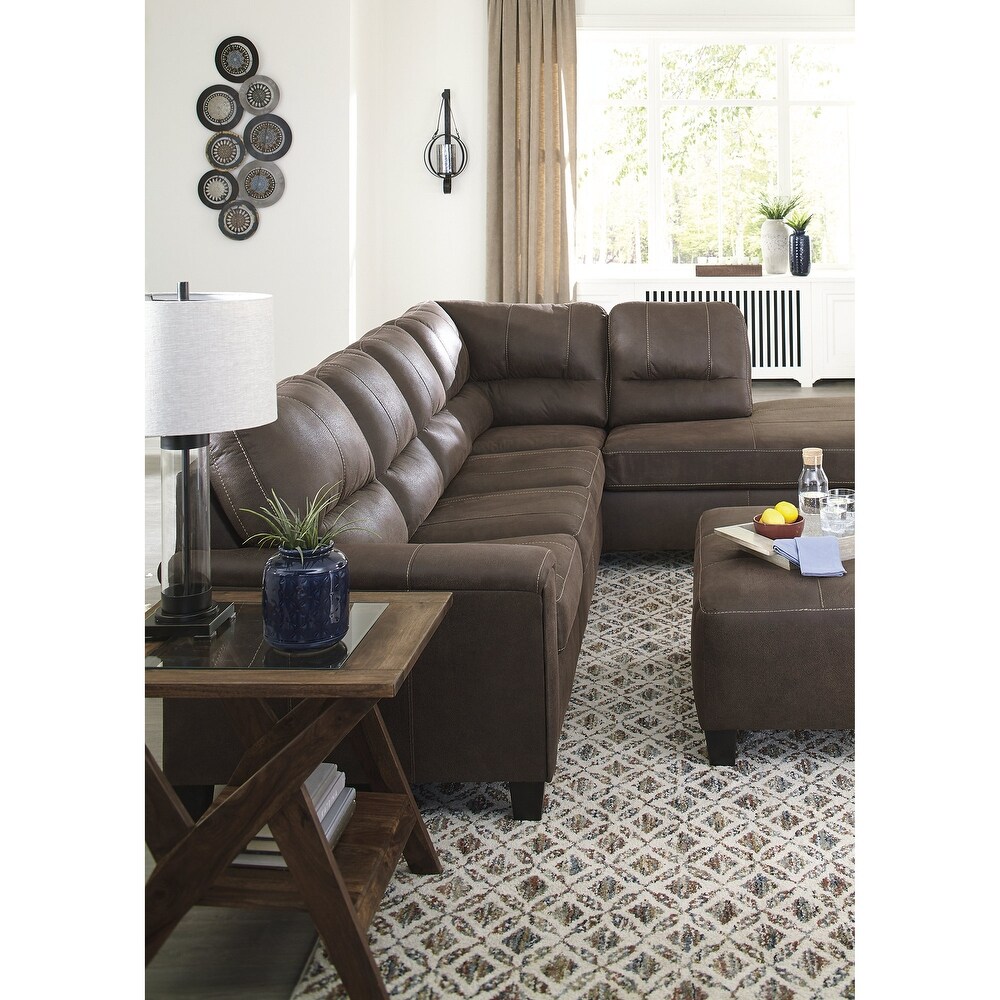 Signature Design by Ashley Navi 2 Piece Sectional with Chaise   117\