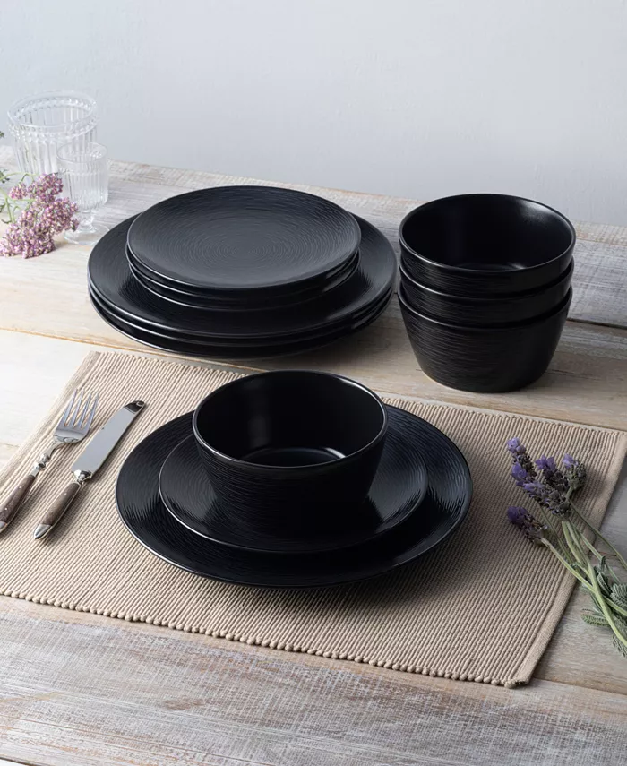 Noritake Colorscapes Swirl Coupe Dinnerware Collection