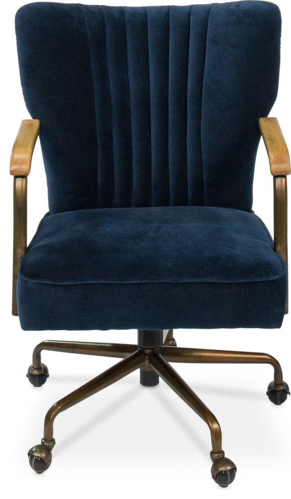 Brooks Swivel Chair   Industrial   Armchairs And Accent Chairs   by HedgeApple  Houzz