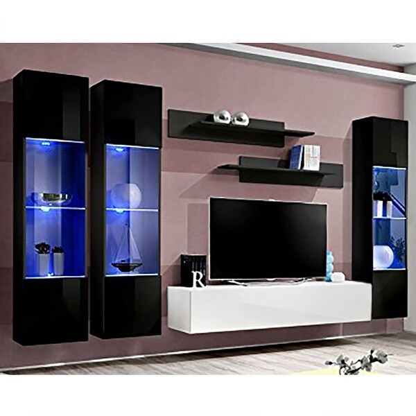 Fly CD3 30TV Wall Mounted Floating Modern Entertainment Center