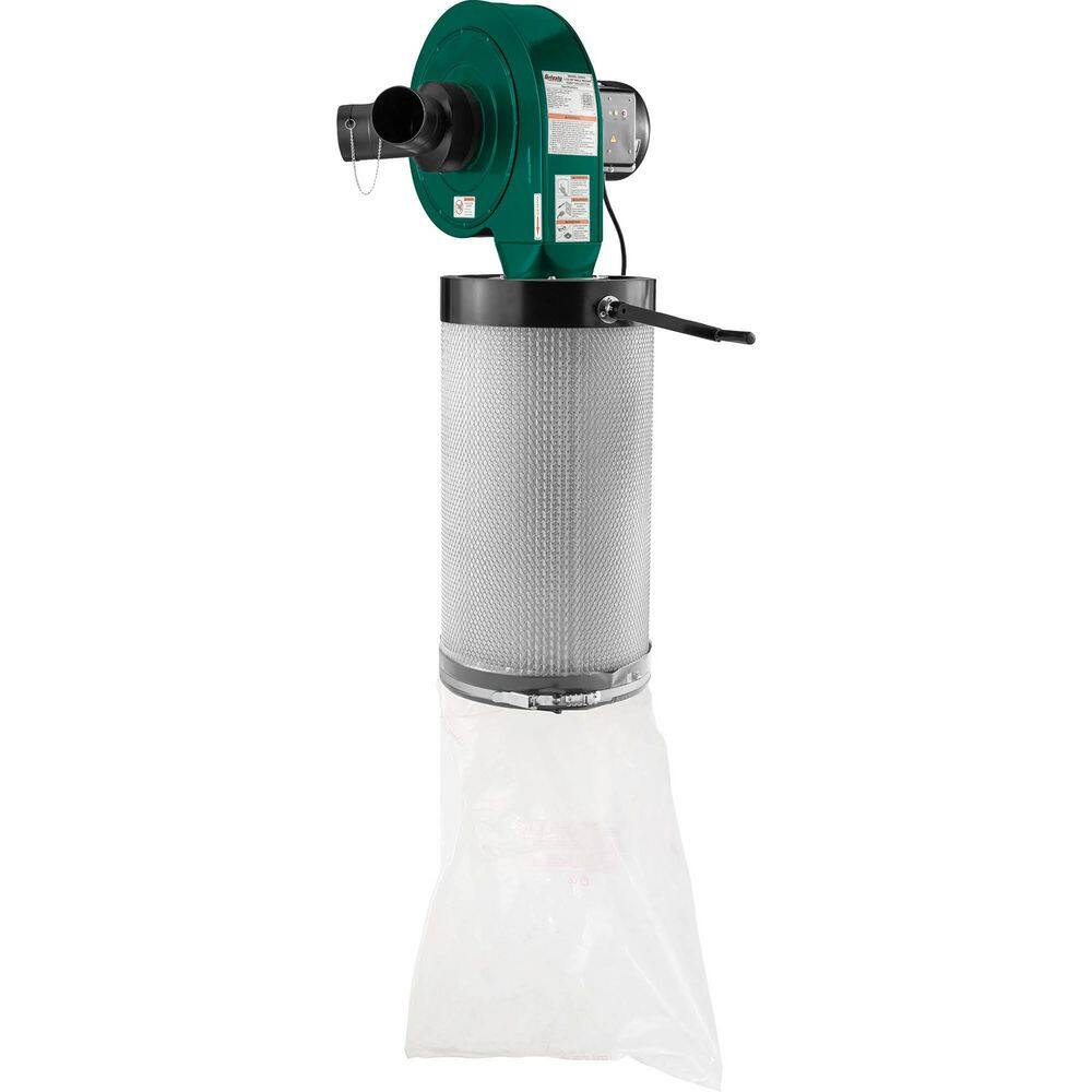 Grizzly Industrial 1-12 HP Wall-Mount Dust Collector with Canister Filter G0944