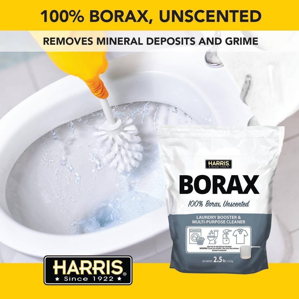 Harris 2.5 lbs. Unscented Borax Laundry Booster and Multi-Purpose Cleaner BORAX-25