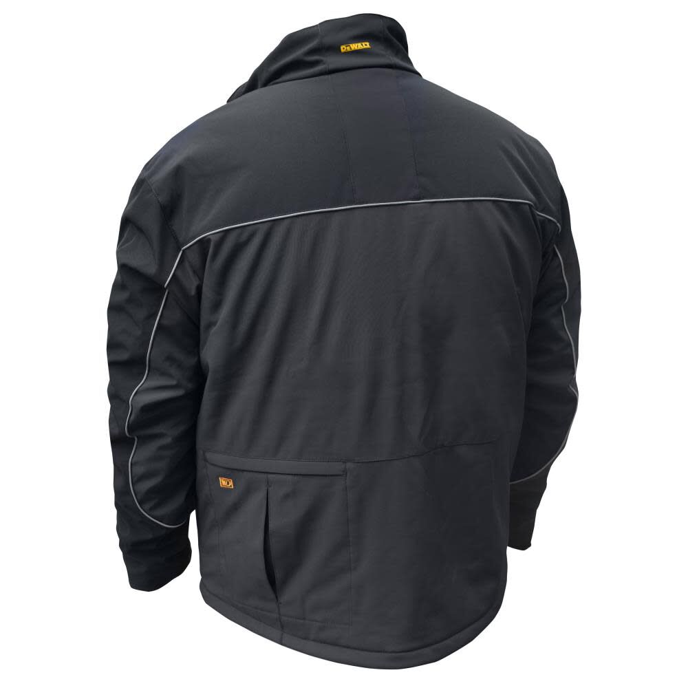 DW Unisex Lightweight Heated Kit Soft Shell Black Work Jacket 2X DCHJ072D1-2X from DW