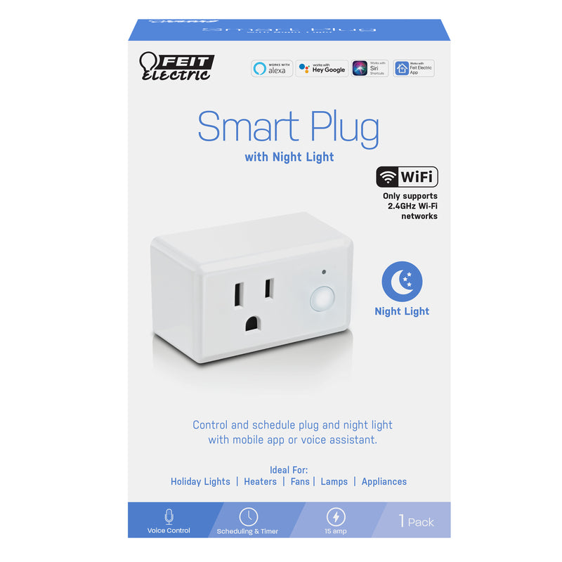 PLUG W/NGHTLT SMART WHT