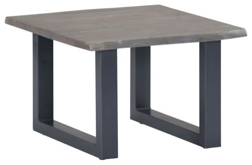 vidaXL Coffee Table End Table with Live Edges for Living Room Solid Wood Acacia   Industrial   Coffee Tables   by vidaXL LLC  Houzz