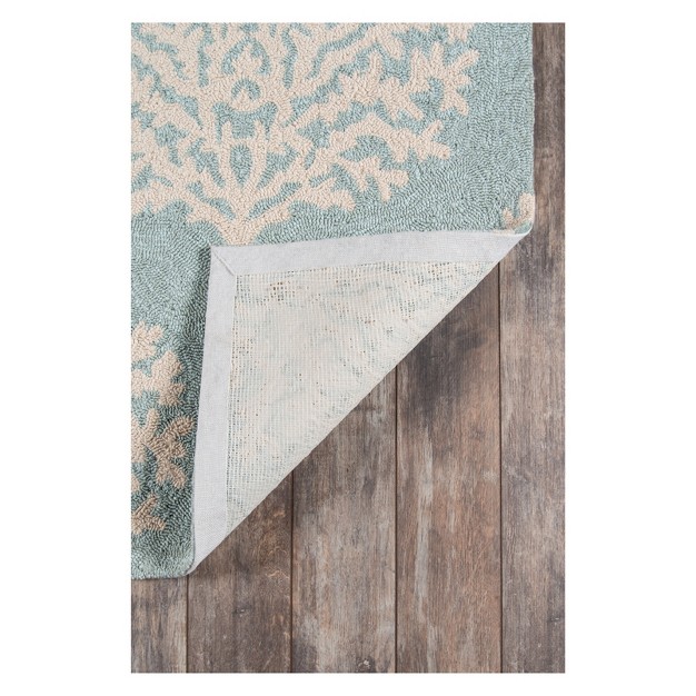 Veranda Clayton Damask Hooked Accent Rug Momeni