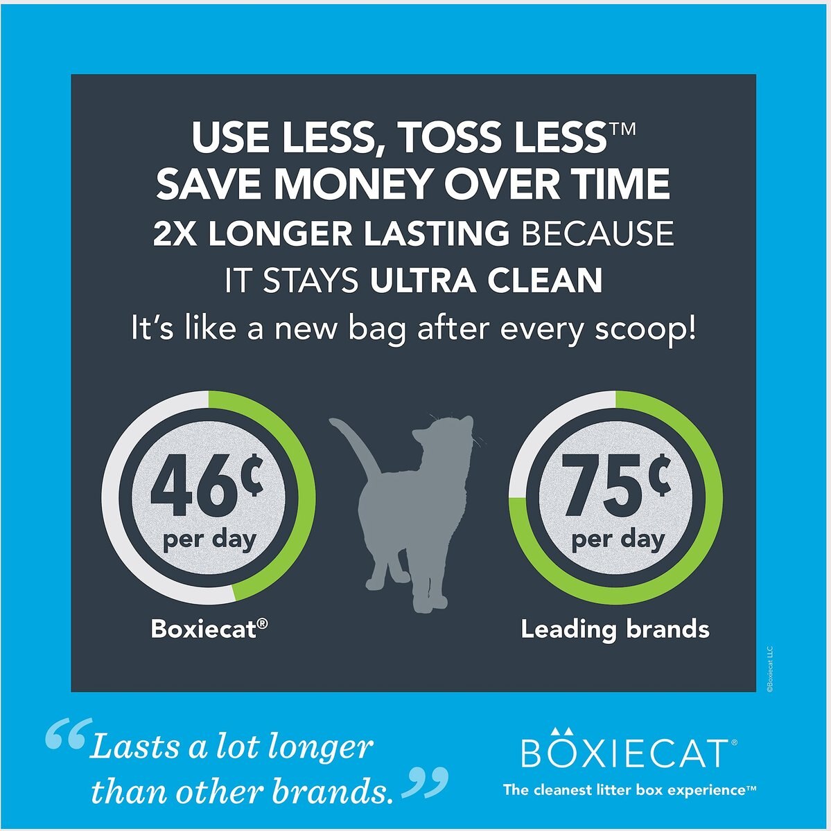 Boxiecat Premium Unscented Clumping Clay Cat Litter