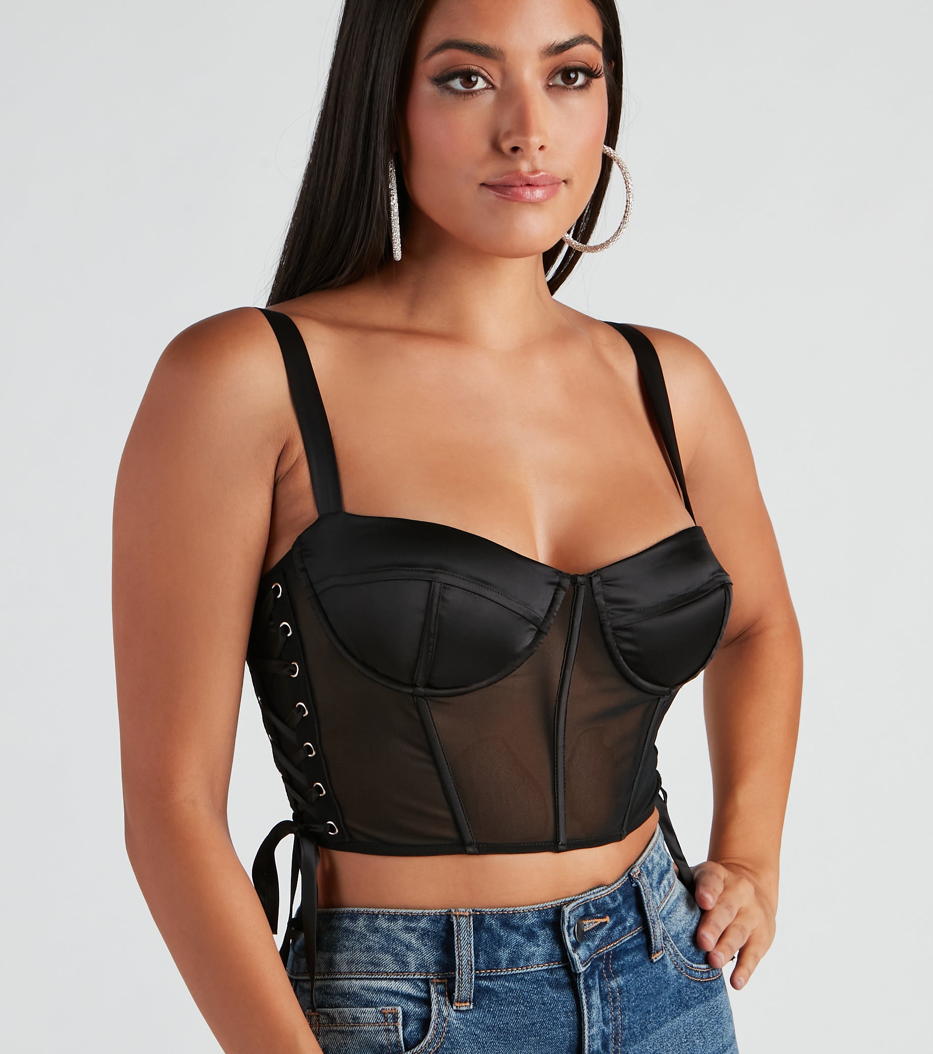 Fantasy Babe Lace-Up Bustier