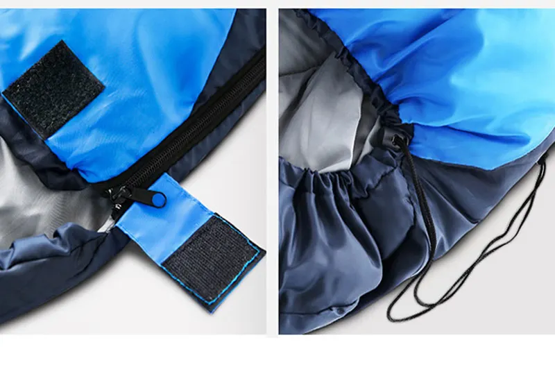 Outdoor Skin Friendly Cotton Material Cold Proof Lightweight Sleeping Bag Great For Hiking Camping