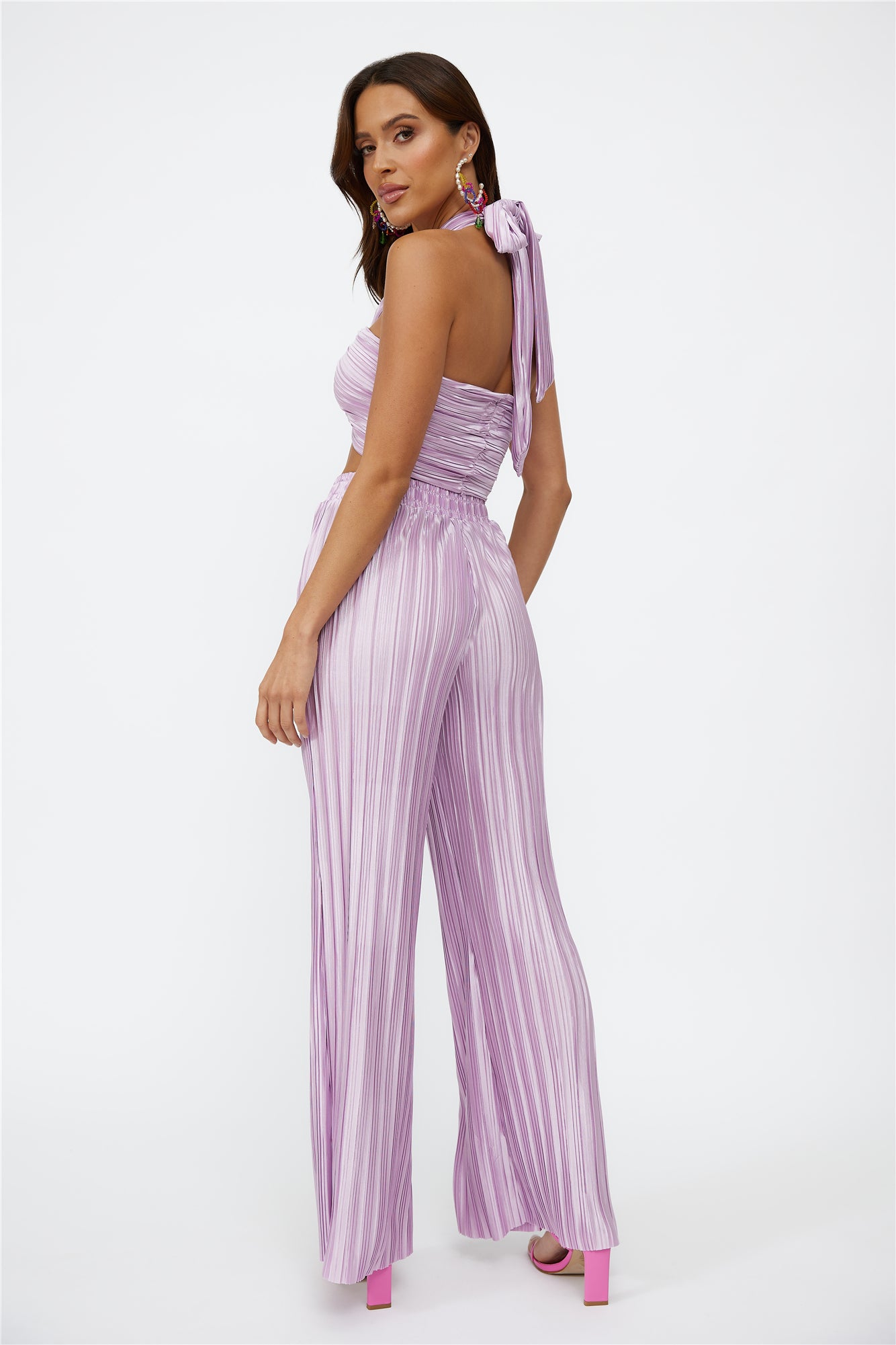 Set Heart Pants Lilac