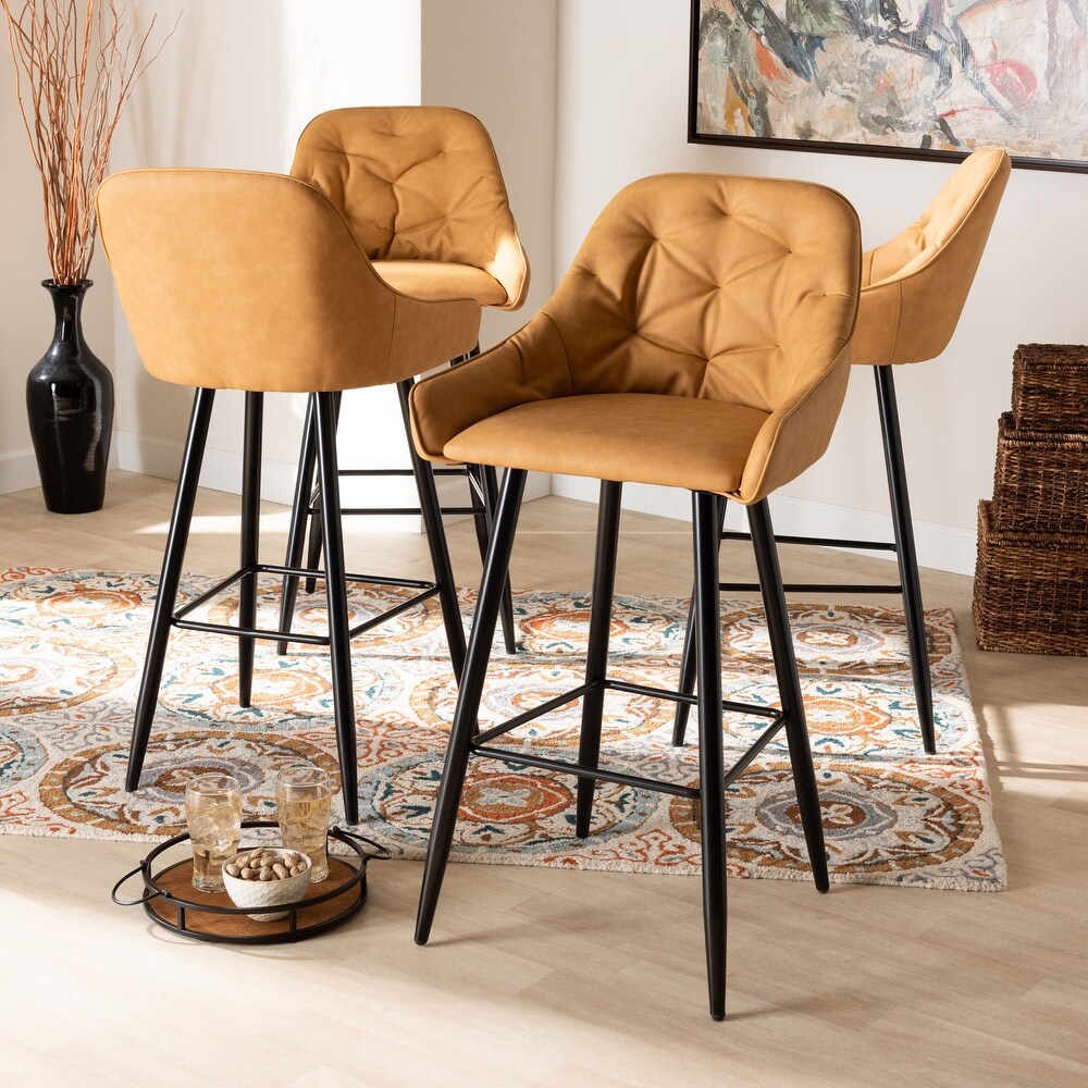 Catherine Modern and Contemporary 4 piece Bar Stool Set