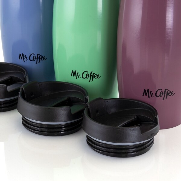 12.5 Ounce Stainless Steel Insulated Thermal Travel Mug Trio Set